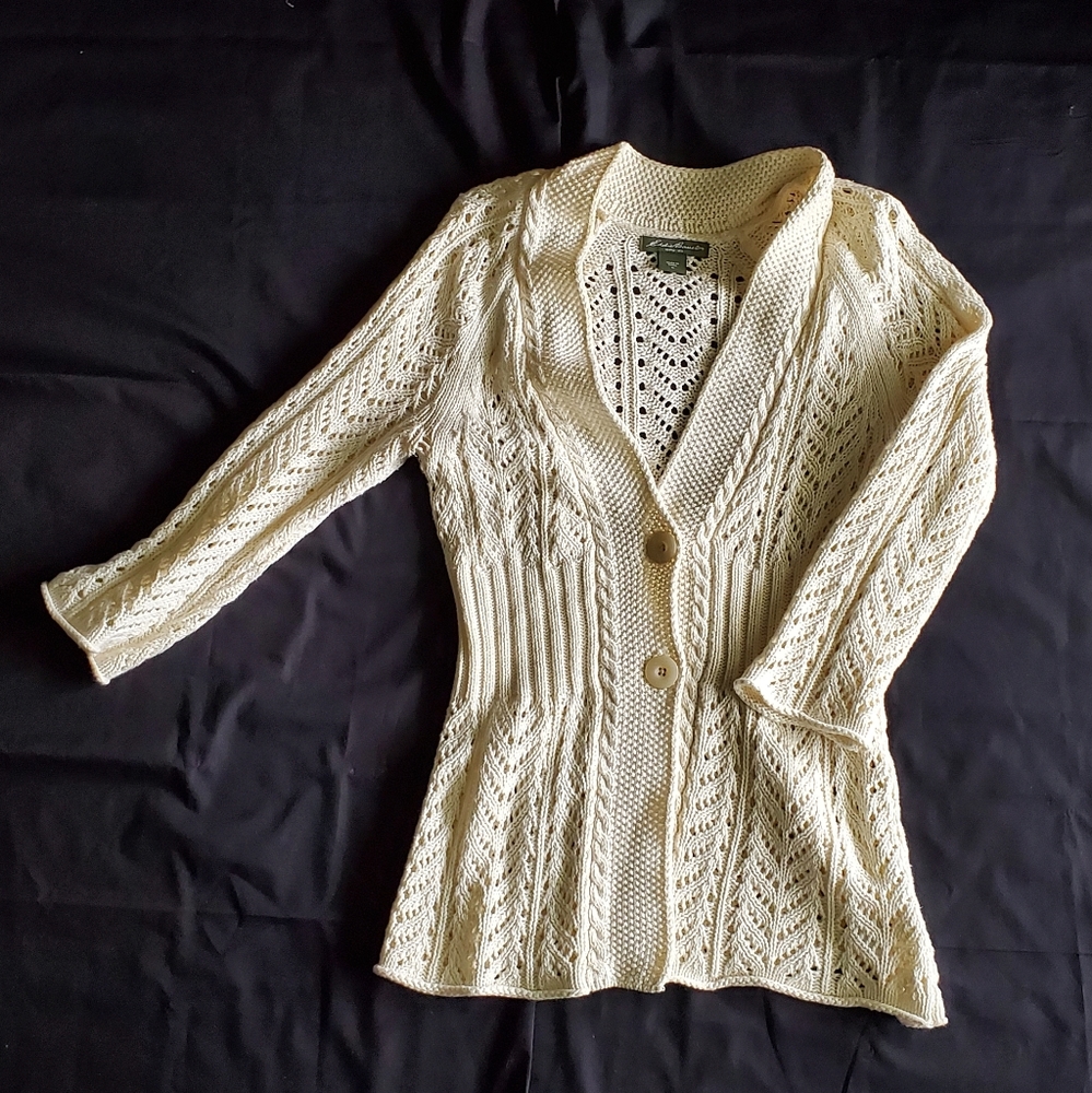 Long White sweater